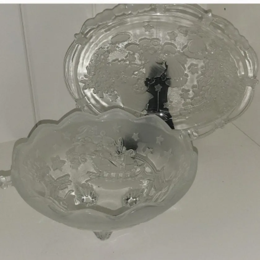 Mikasa Vintage Holiday Glass Serving pieces image indicator(6)