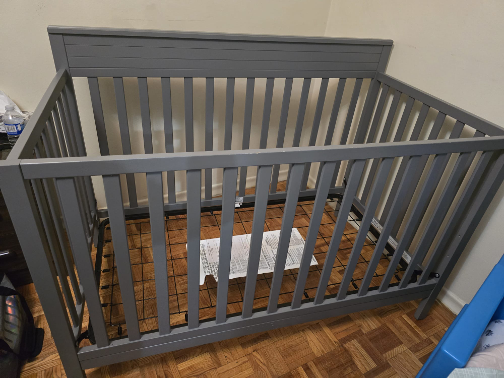 Oxford Baby Skylar 4-in-1 Convertible Crib Dove Gray - photo 4