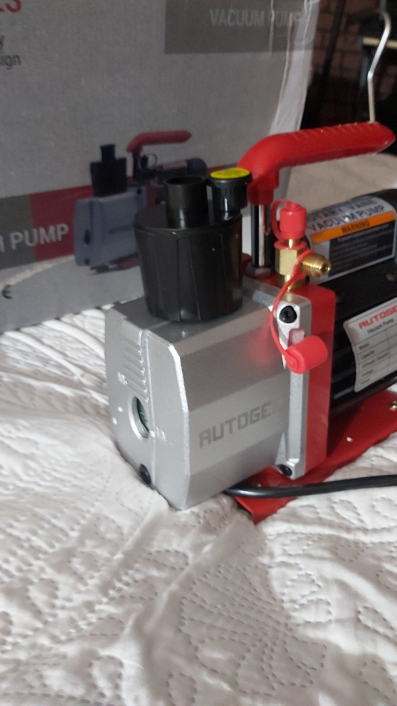 AUTOGEN 5CFM Vacuum Pump 1/2HP 38 Micron