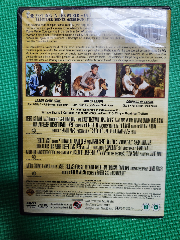 Lassie Triple Feature DVD - photo 2