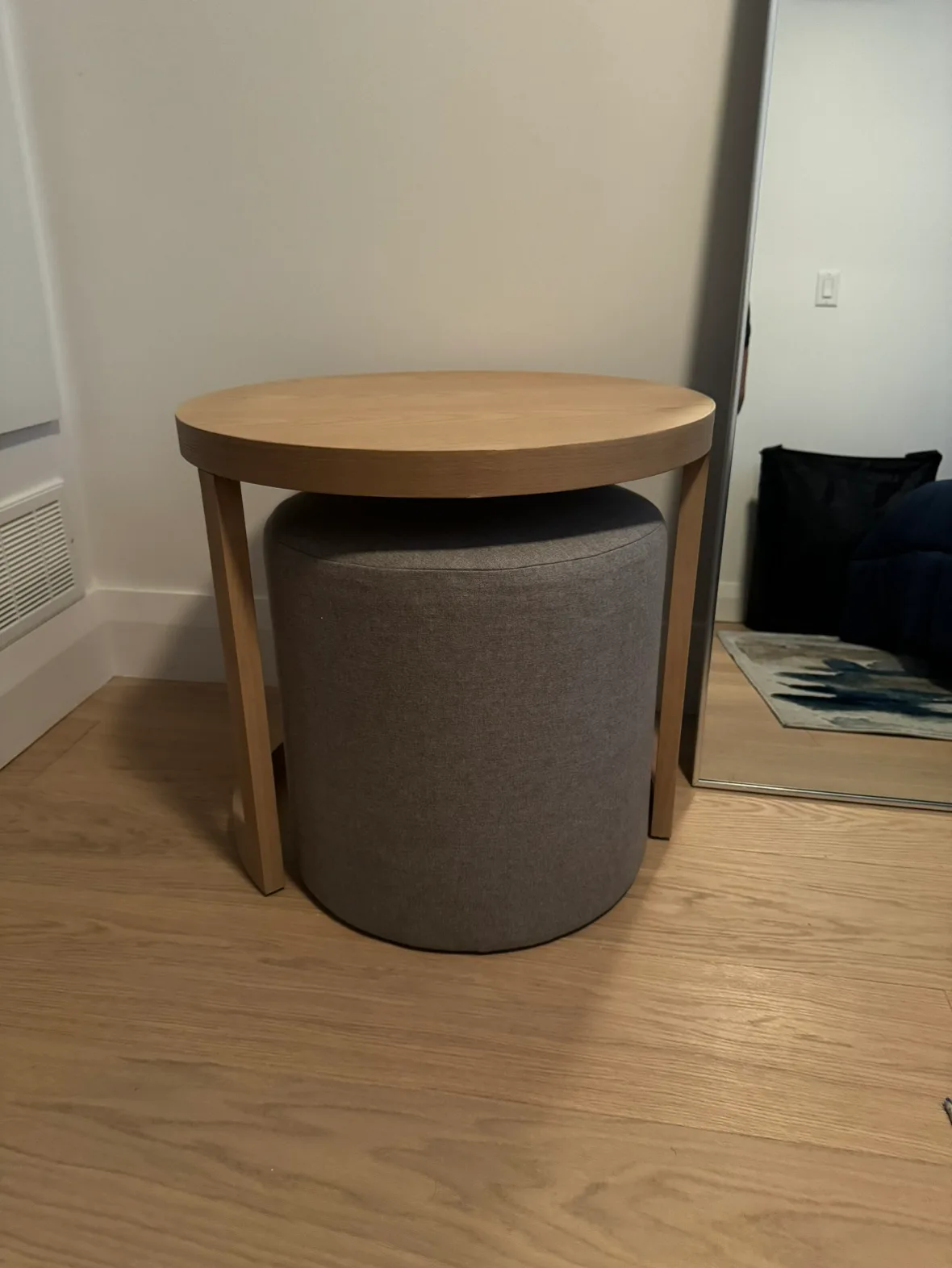 Ottoman and side table thumbnail