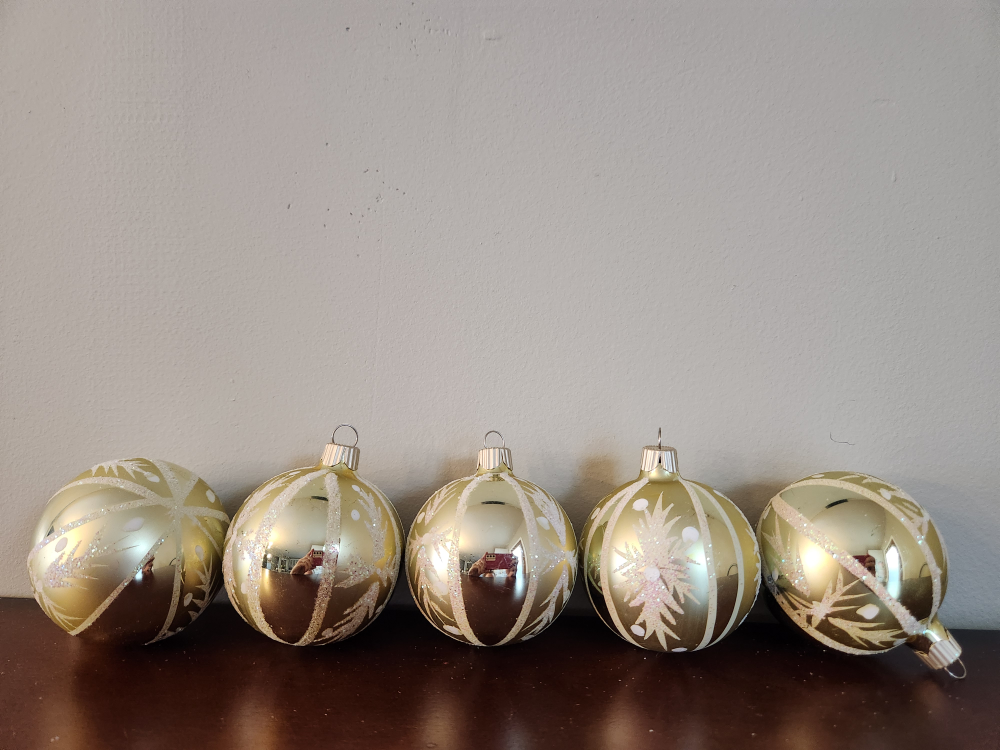 Set of 16 glass Christmas Ornaments - photo 2