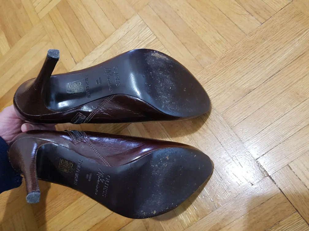 GUESS $120+ Genuine Leather booties boots image indicator(5)