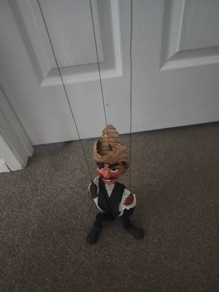 Vintage marionette Hand Puppet image indicator(2)