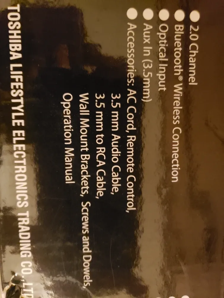 Toshiba TY-SBX130B Soundbar with Bluetooth image indicator(5)