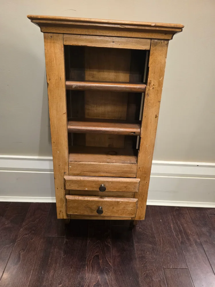 🧡 Free Antique Wooden Wall Cabinet image indicator(7)