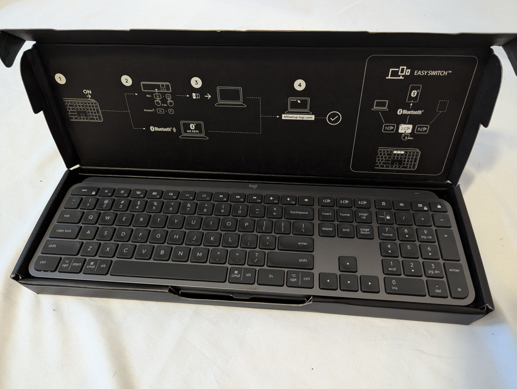Logitech MX Keys Advanced Wireless Illuminated Keyboard - photo 3