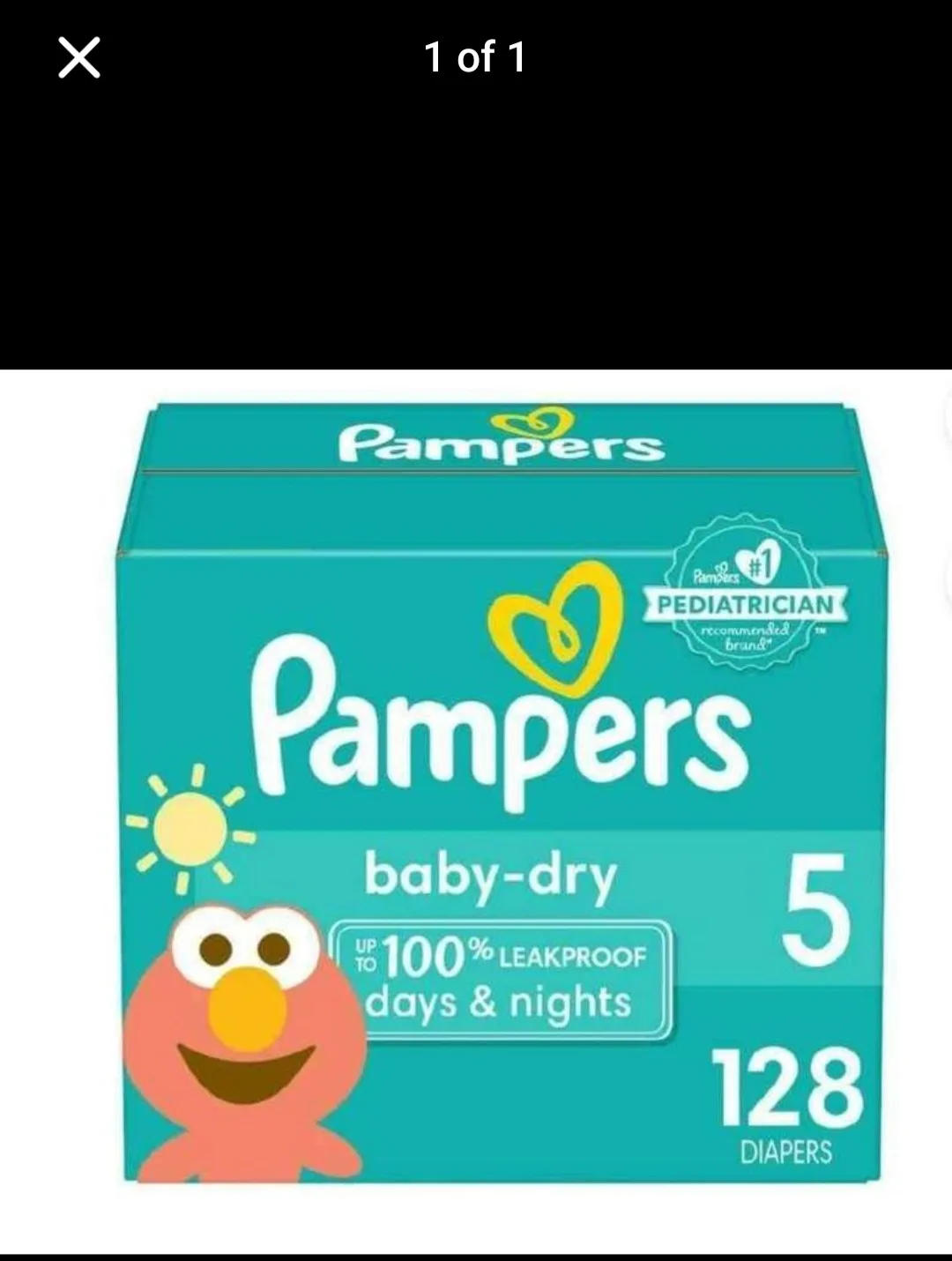Pampers Baby-Dry Diapers Size 5, unopened box