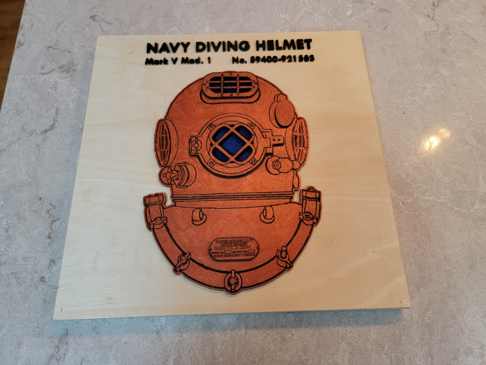 Navy Diving Helmet Mark V Mod. 1 Wall Decor - photo 4