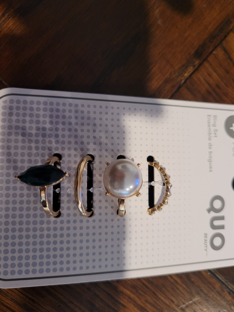 Quo Beauty 4 pc Ring Set - photo 2