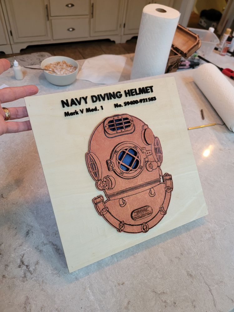 Navy Diving Helmet Mark V Mod. 1 Wall Decor - photo 3