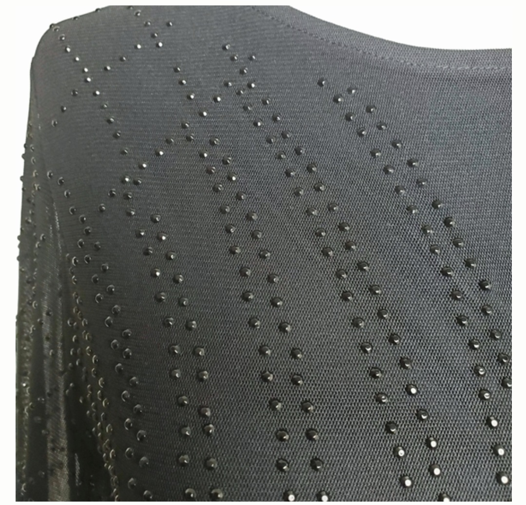 Black Sequin Long Sleeve Dress - photo 3