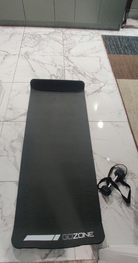 GoZone Exercise Mat & 5lb Dumbbell