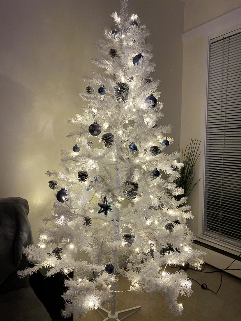 White Artificial Christmas Tree