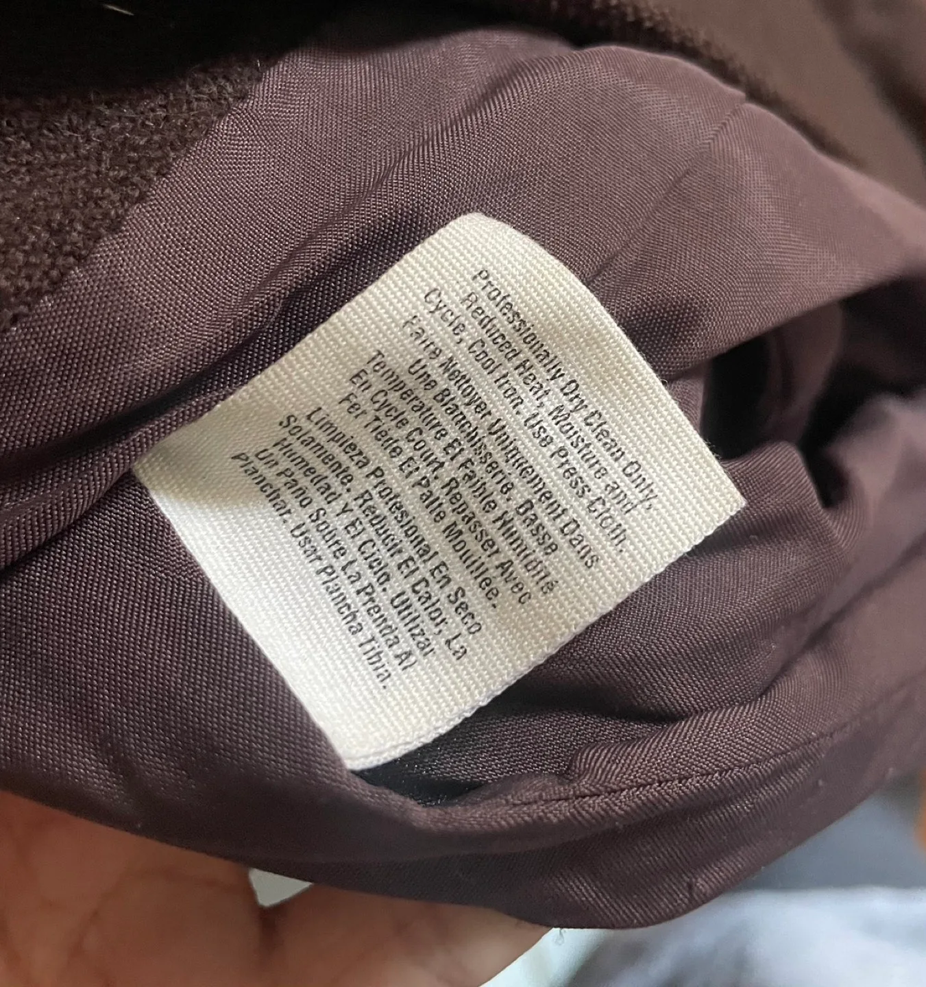 DKNY wool coat plum brown *MUST GO THIS WEEK* image indicator(4)