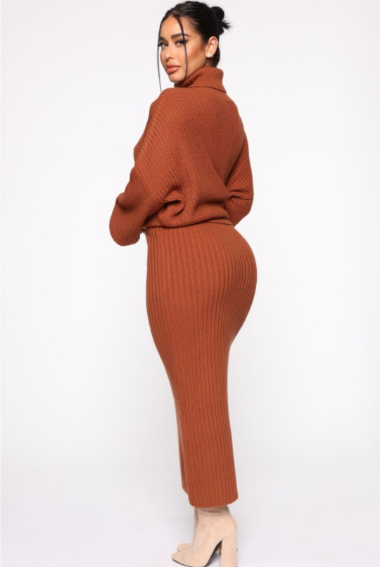 Knitted Sweater and Skirt Set - photo 5
