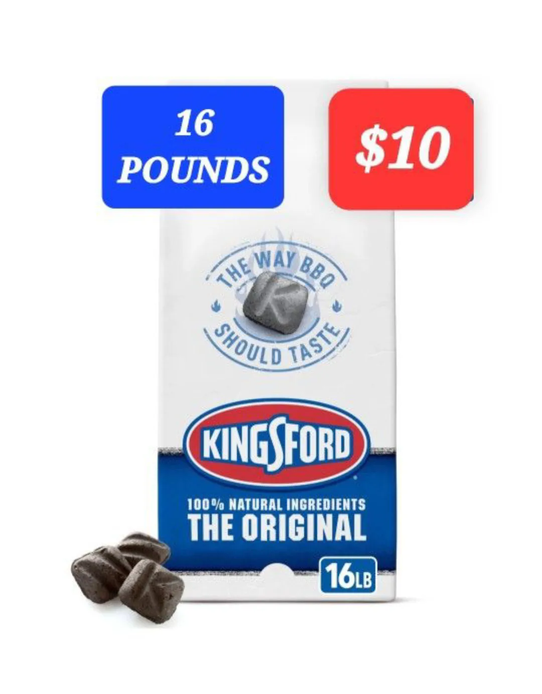 🥕 Kingsford Charcoal - 16 lbs (Two 8 Pound Bags) 🥕 thumbnail