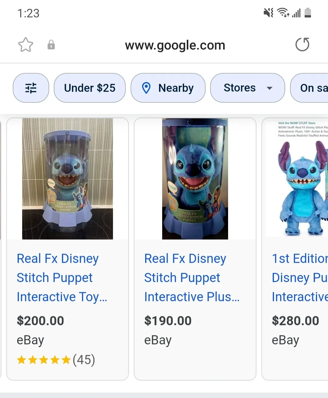 Real FX Disney Stitch Puppet (1st Edition) image indicator(4)