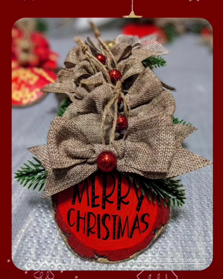 Handmade Wooden Christmas Ornament (Buy 2 and get 3rd free) - photo 4