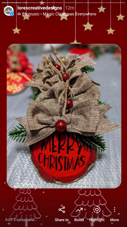 Handmade Wooden Christmas Ornament (Buy 2 and get 3rd free) - photo 5