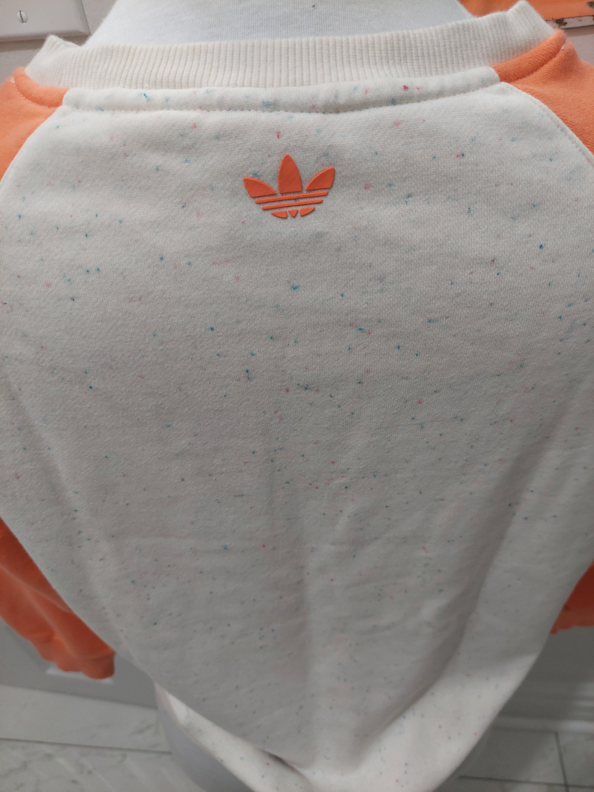 Adidas Womens Orange and White  Sweatshirt - photo 5