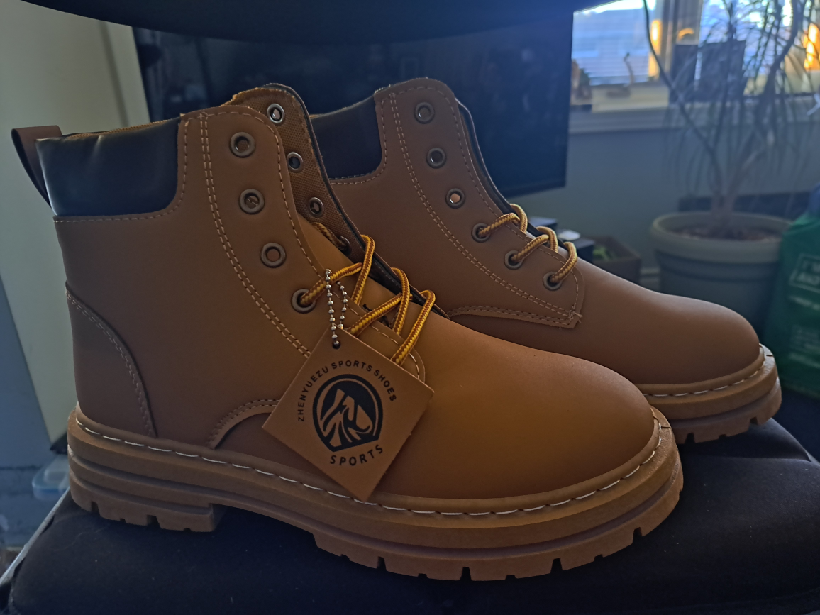 Men's Tan Work Style Boots