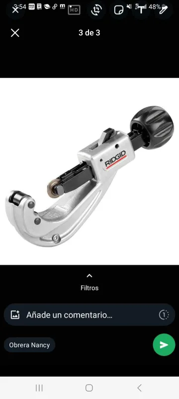 RIDGID Quick-Acting Tubing Cutter $40