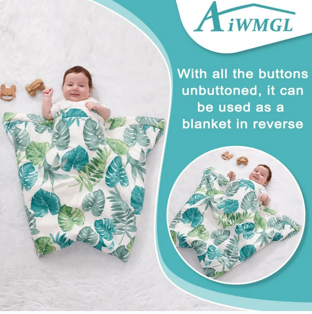 NEW!  Baby Swaddle Blanket, Soft Stroller Sleeping Sack image indicator(4)
