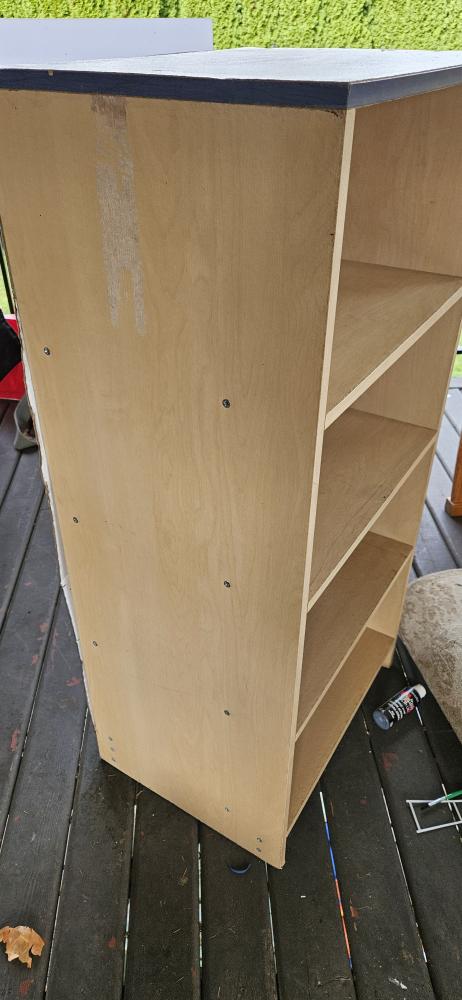 Wooden sheoshelf