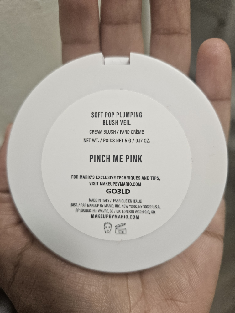 Blush/plumping blush by Mario in color Pinch Me Pink - photo 2