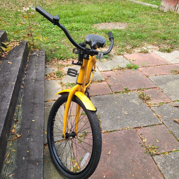Yellow Beach Cruiser Bike - photo 2