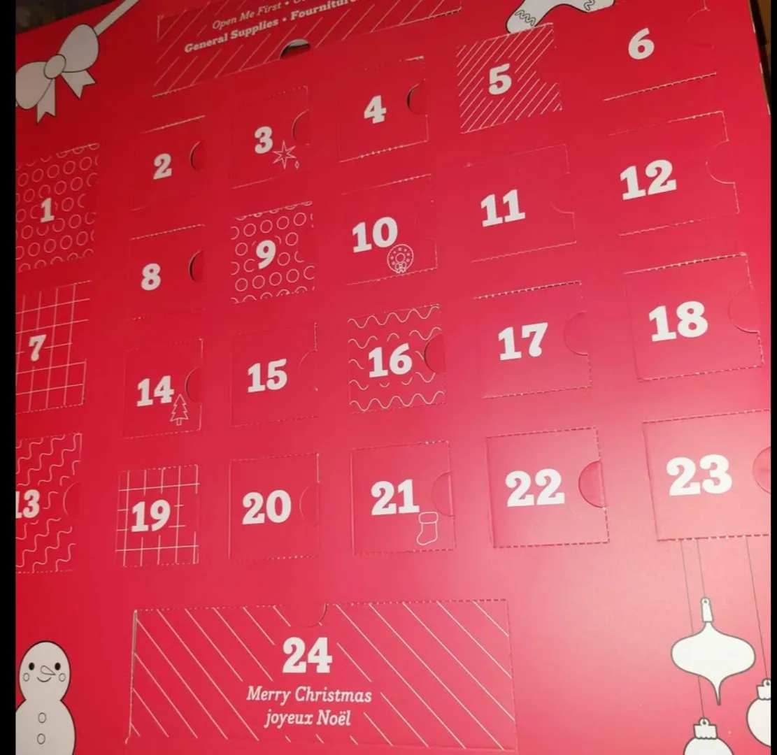 Kid Made Modern Ornament-A-Day Advent Calendar EUC image indicator(4)