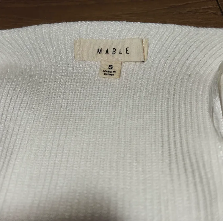 Mable White Sweater Dress image indicator(2)