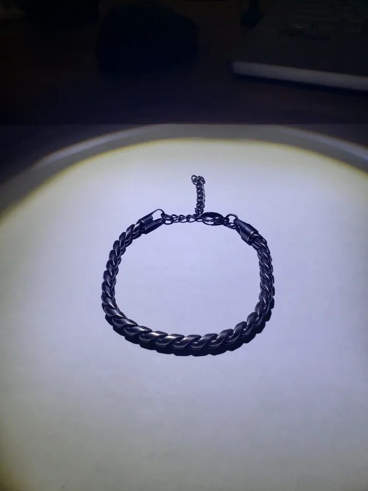 Men's Stainless Steel Twisted Bracelet thumbnail