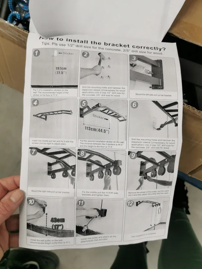 SELEWARE 48" Heavy Duty Pull Up Bar image indicator(6)