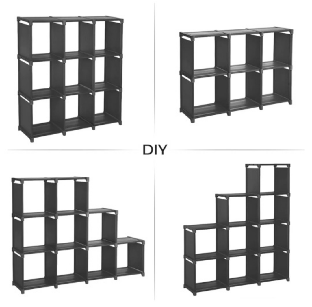 9-Cube Storage Shelf Organizer - photo 3