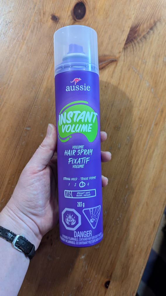 Aussie Instant Volume Hairspray #freecycle