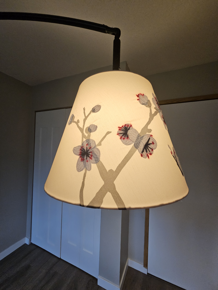 Floor Lamp with Floral Shade  IKEA SKAFTET - photo 3