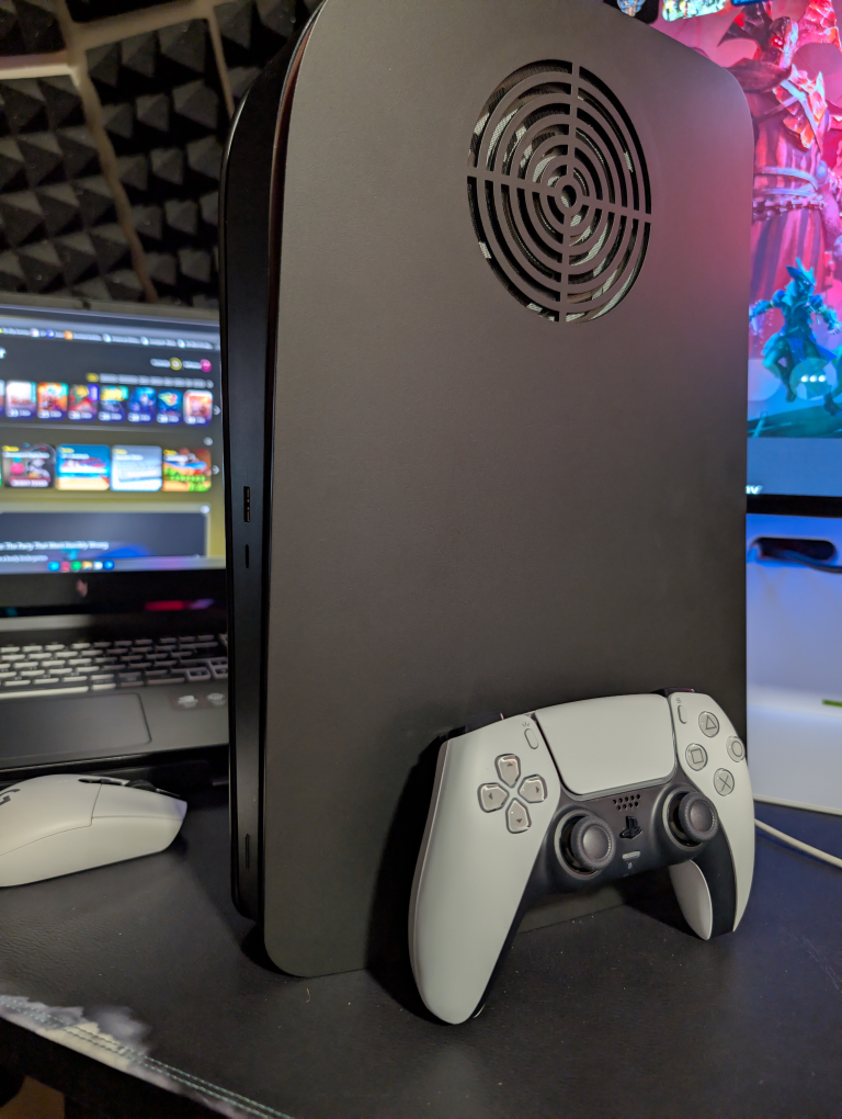 PS5 Console 1TB SSD Dbrand Darkplates