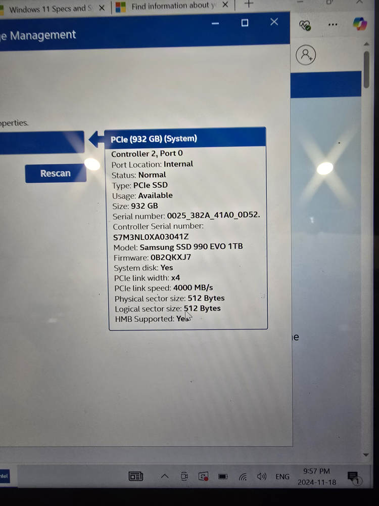 HP Envy Laptop - 11th Gen Intel Core i5 - 931GB NVMe SSD - photo 5
