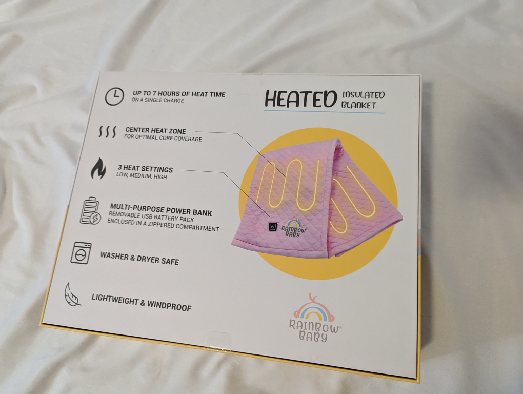 Rainbow Baby Heated Insulated Blanket - photo 2