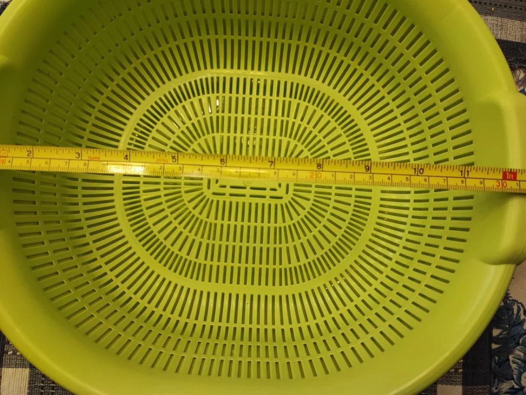 🆕 Green Plastic Colander image indicator(4)
