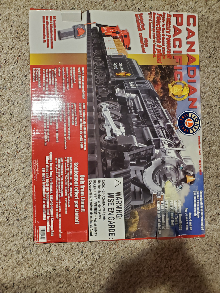 Lionel Canadian Pacific Train Set G gauge - photo 2