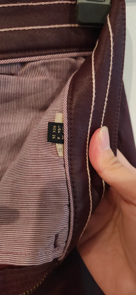 Massimo Dutti Skinny fit leather pants size 4 image indicator(8)