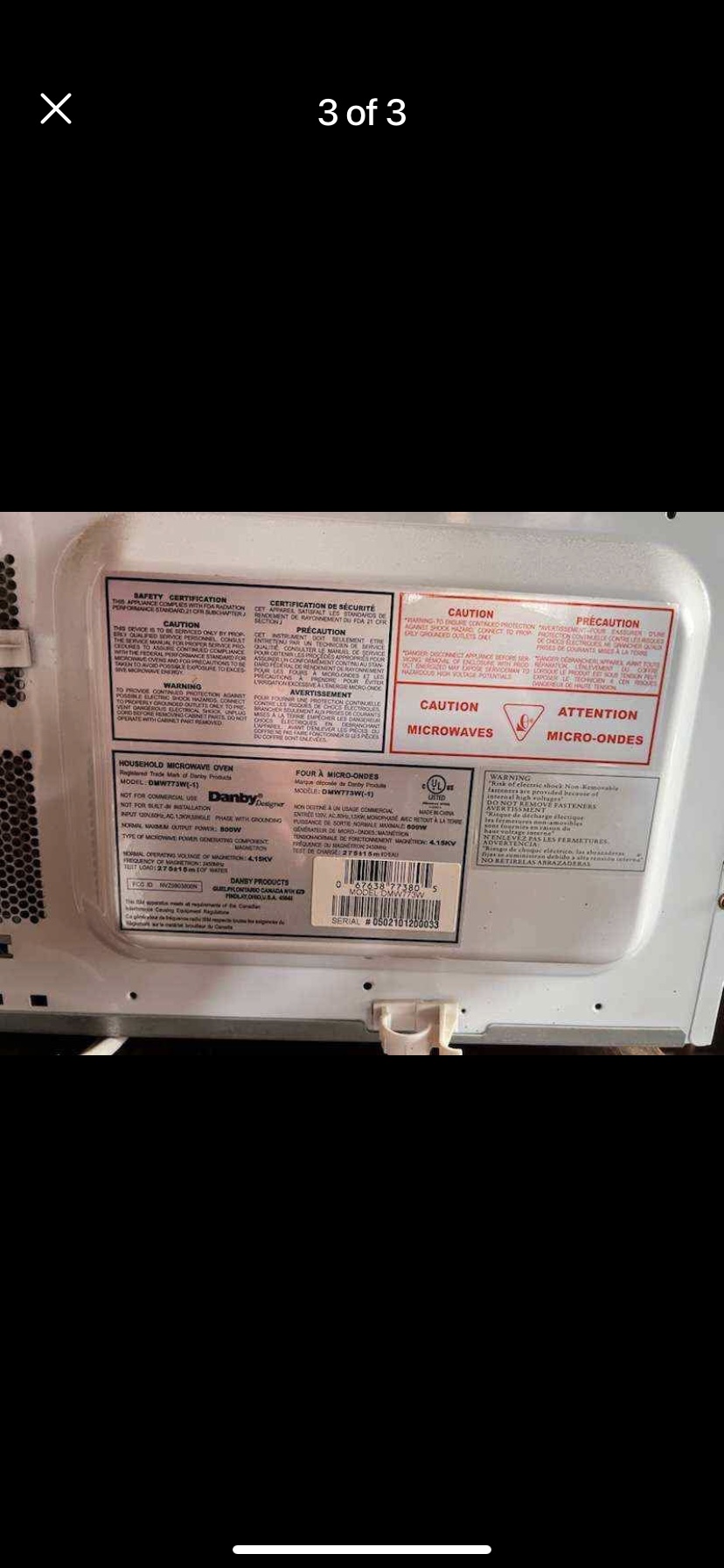 Danby Microwave - photo 3