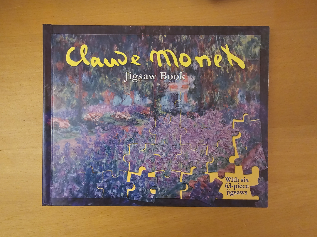 Claude Monet Jigsaw Book