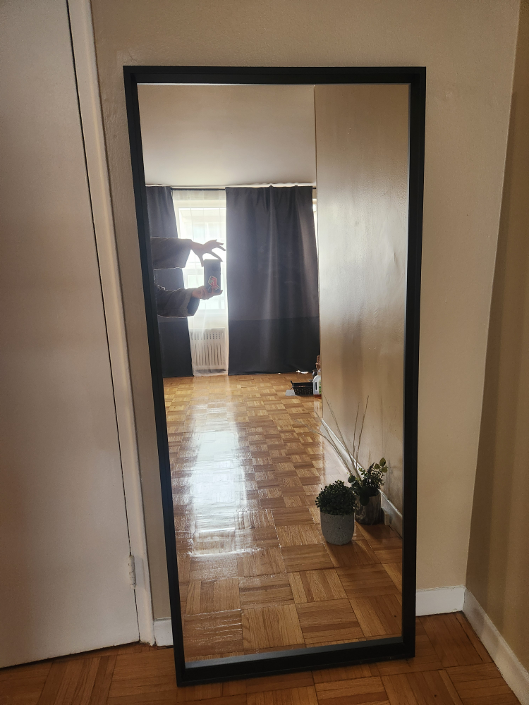 IKEA NISSEDAL Full length Mirror - Black