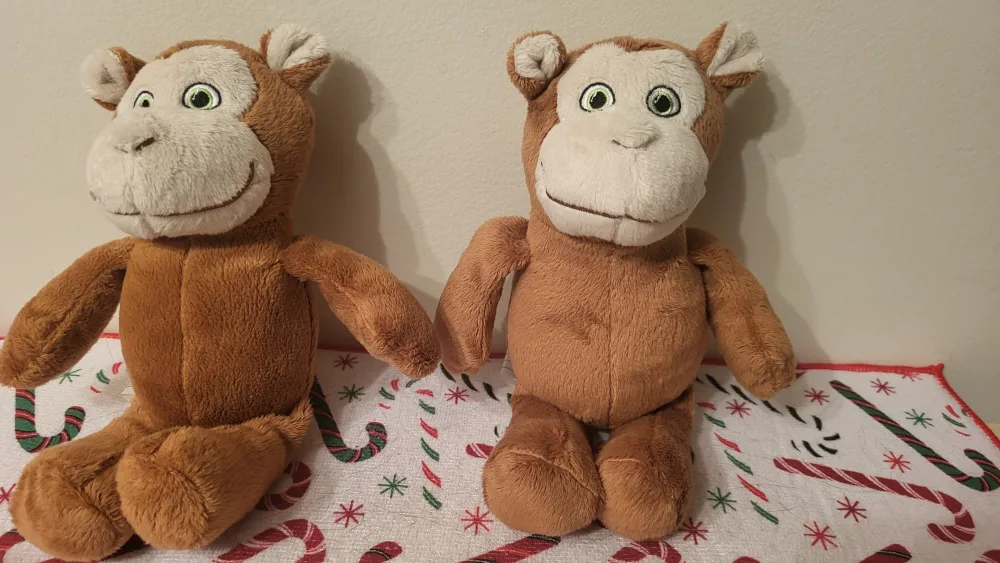 Two Plush Monkey Toys #freecycle image indicator(2)