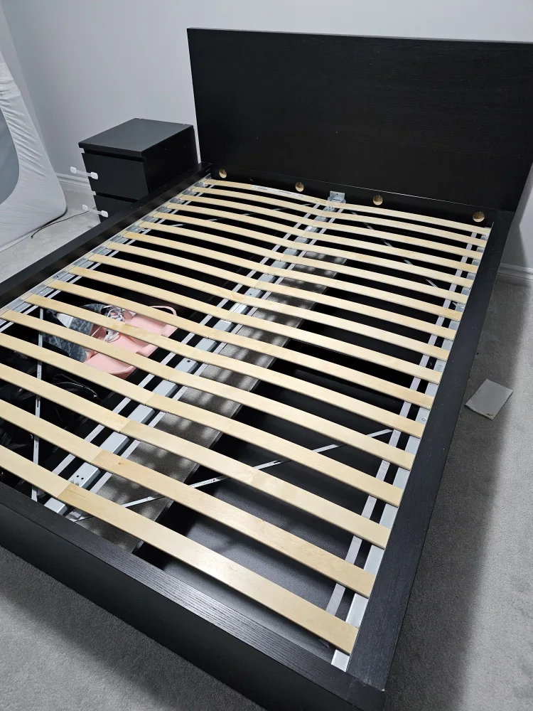 IKEA MALM bedframe with underneath drawers a image indicator(4)