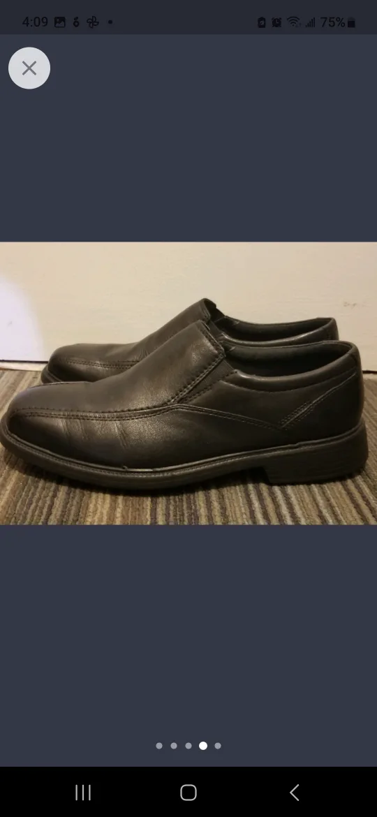 BOSTONIAN Flex Lite 25895 Leather Shoes Flexable,Light Wt.Sz:9.5 image indicator(3)